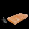 Соляная плитка 20*10*2,5см с пазом из Гималайской соли не торцованная