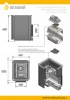 Дровяная печь Везувий Сенсация 22 Антрацит (ДТ-4), без выноса